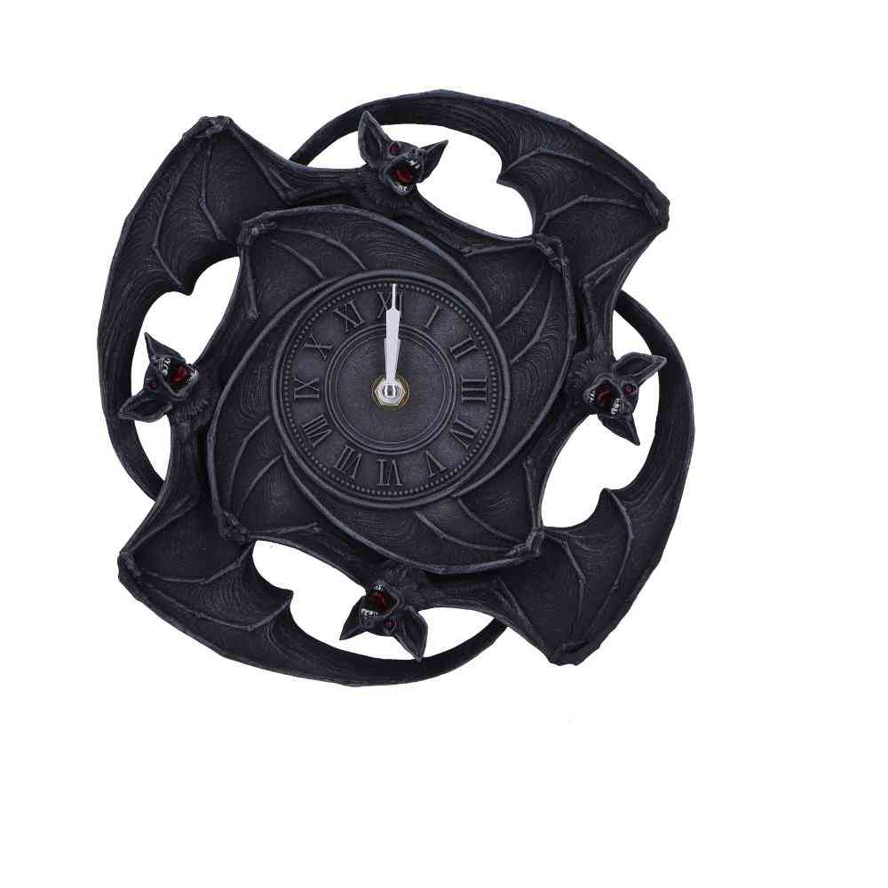 Nemesis Now - Creatures of the Night Clock 23cm Wanduhr - Schwarz